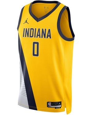 Nike Nike Indiana Pacers Statement Edition Dri-Fit Nba Swingman Jersey - Yellow