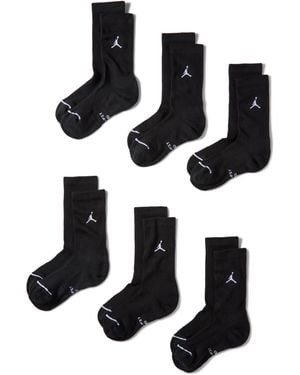 Nike Everyday Elevated Crew Socks (6 Pairs) - Black