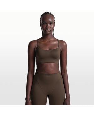 Nike Skims Matte Contour Cami Bra - Brown