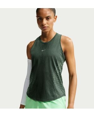 Nike Swift Aero-Fit Running Tank Top - Green