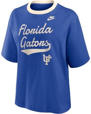 Nike Florida Legacy Fight Song Boxy College T-Shirt - Blue