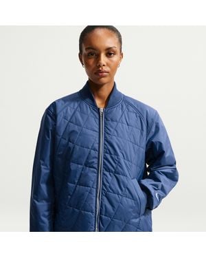 Nike Sportswear Loose Quilted Jacket - Blue