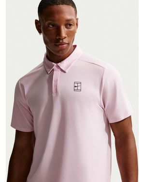 Nike Court Advantage Dri-Fit Tennis Polo - Pink