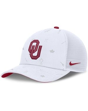 Nike Oklahoma Country Club Golfin' Rise Jordan Brand College Trucker Adjustable Hat - White