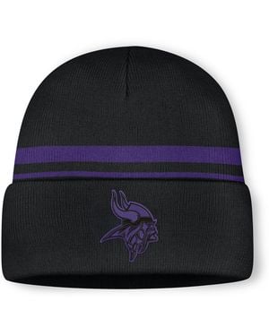 Nike Minnesota Vikings Primetime Utility Nfl Cuffed Beanie - Black