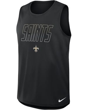 Nike New Orleans Saints Dri-Fit Nfl Tank Top - Black