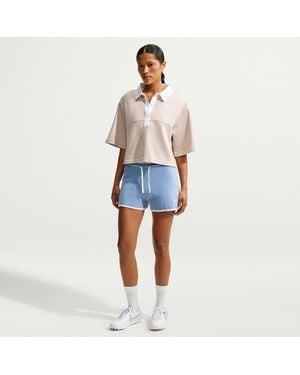 Nike Sportswear Chill Knit Mid-Rise Shorts - Blue