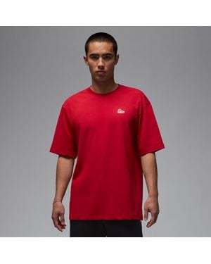 Nike Nike Brand 'Sneaker Patch T-Shirt - Red