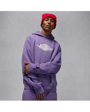 Nike Rare Air Fleecehoodie Voor - Paars