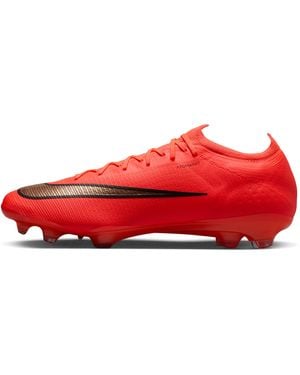 Nike Mercurial Vapor 17 Elite Firm-Ground Low-Top Soccer Cleats - Red