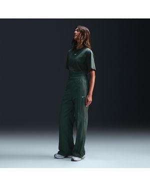 Nike Sportswear Everything Wovens Mid-Rise Open-Hem Pants - Green