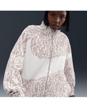 Nike Sportswear Woven Printed Jacket - White