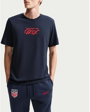 Nike Usmnt Soccer T-Shirt - Blue