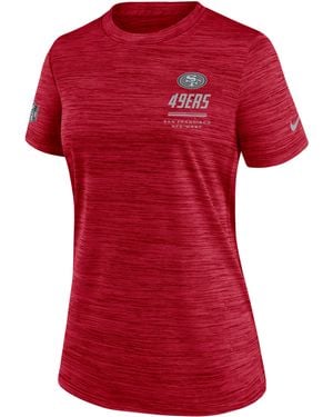 Nike San Francisco 49Ers Sideline Velocity Dri-Fit Nfl T-Shirt - Red