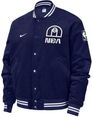 Nike Giacca Bomber Team 31 Trend Nba – Uomo - Blu
