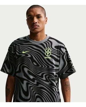 Nike Brazil Soccer T-Shirt - Black