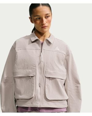 Nike Acg Smith Summit Uv-Resistant Jacket - Brown