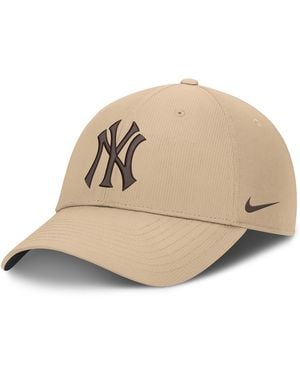 Nike New York Yankees Club Dri-Fit Mlb Adjustable Hat - Natural