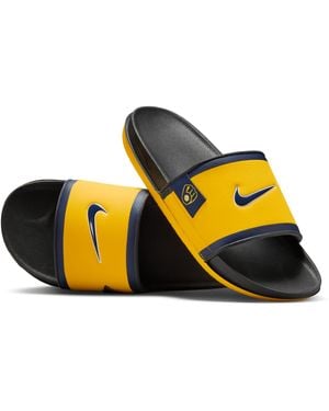 Nike Offcourt (Milwaukee Brewers) Offcourt Slides - Yellow