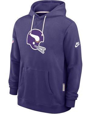 Nike Minnesota Vikings Alt Offensive Set Play Sideline Dri-Fit Nfl Pullover Hoodie - Blue