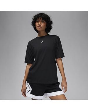 Nike Sport Diamond Short-Sleeve Top - Black