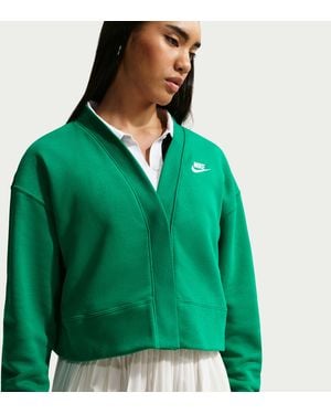 Nike Sportswear Club Fleece Loose Cardigan - Green