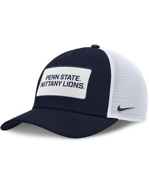 Nike Penn State On-Field Rise College Trucker Adjustable Hat - Blue