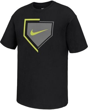Nike Swoosh Max90 Baseball T-Shirt - Black