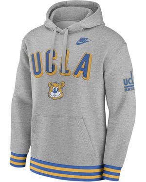 Nike Ucla Legacy Retro Menâ College Pullover Hoodie - Gray