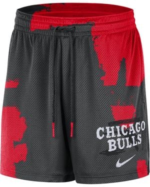 Nike Chicago Bulls Courtside Jordan Dri-Fit Nba Mesh Practice Shorts - Red
