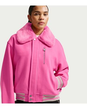 Nike Naomi Osaka Varsity Wool Jacket - Pink
