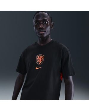 Nike Netherlands Premium Goalkeeper Soccer T-Shirt - Blue