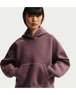 Nike Article Fleece Oversized Hoodie - Brown