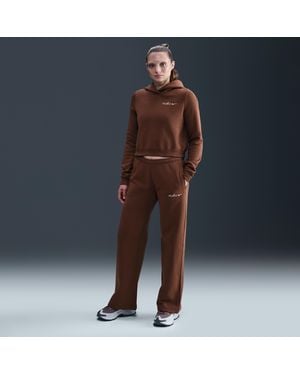 Nike Sportswear Phoenix Fleece Straight-Leg Sweatpants - Blue