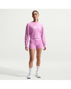 Nike Pro Mid-Rise 3" Biker Shorts - Pink