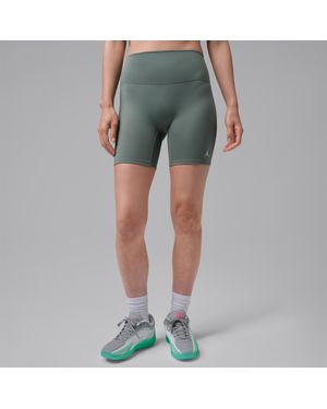 Nike Sport Dri-Fit High-Waisted 6" Shorts - Blue