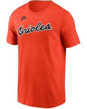 Nike Cal Ripken Jr. Baltimore Orioles Cooperstown Mlb T-Shirt - Red