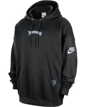 Nike Minnesota Timberwolves 2025/26 Hardwood Classics Club Nba Premium Pull-Over Hoodie - Black