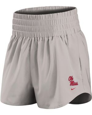Nike Ole Miss Primary Logo One Dri-Fit College Shorts - Gray