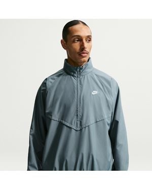 Nike Windrunner Lightweight Half-Zip Jacket - Blue