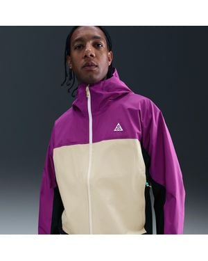 Nike Acg "Morpho" Storm-Fit Adv Rain Jacket - Purple