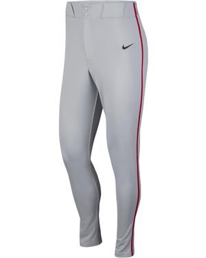 Nike Vapor Select Piped Baseball Pants - Gray