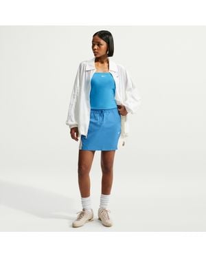 Nike Sportswear Mid-Rise Mini Skirt - Blue