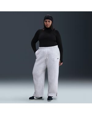 Nike Sportswear Phoenix Fleece High-Waisted Trousers - Blue