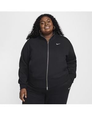 Nike black oversized track jacket deals