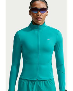 Nike Swift Dri-Fit Full-Zip Running Jacket - Blue