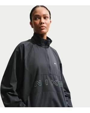 Nike Sportswear Oversized 1/4-Zip Jacket - Black