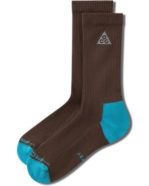 Nike Acg Everyday Elevated Crew Socks (1 Pair) - Brown