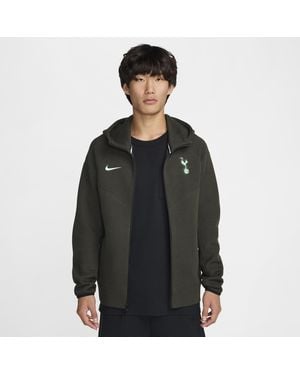 Nike Giacca Con Zip A Tutta Lunghezza Football Tottenham Hotspur Tech Fleece Windrunner Da Uomo – Terza - Nero