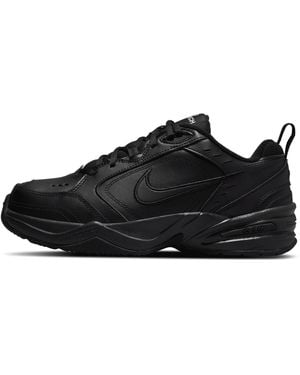 Nike Air Monarch Iv Workout Shoes (Extra Wide) - Black
